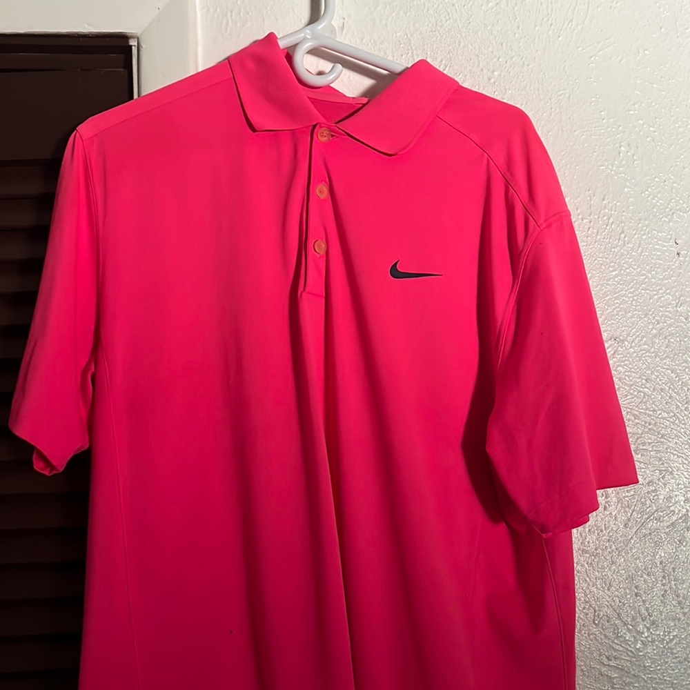 Pink Nike Golf Polo
